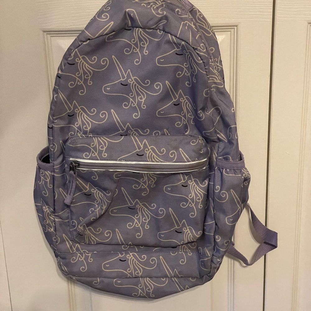 Hanna Andersson Lavender Unicorn Backpack